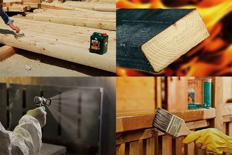 Защищаем деревянные конструкции от огня - постер к новости