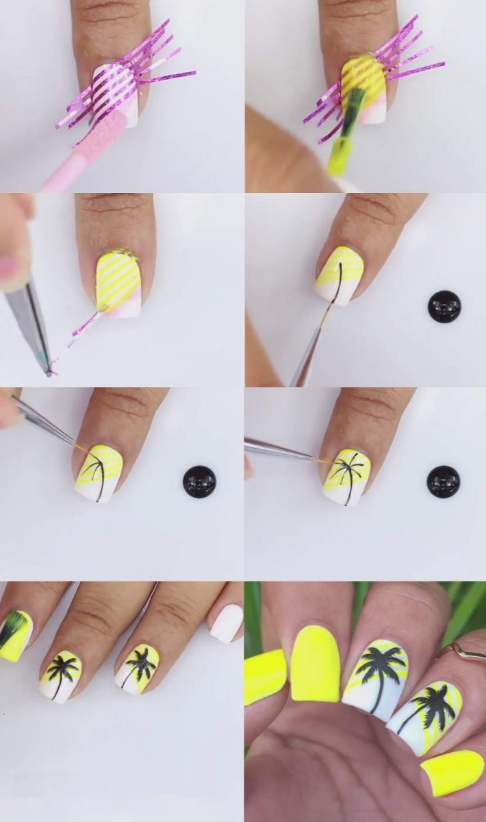 Как делать рисунки на ногтях?
